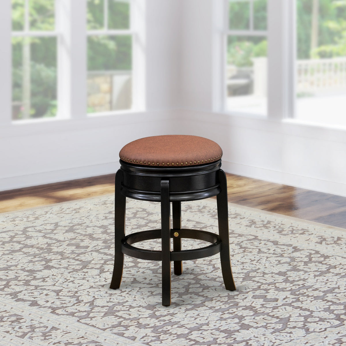 East West Furniture AMS024-112 Amherst Counter Height Barstool