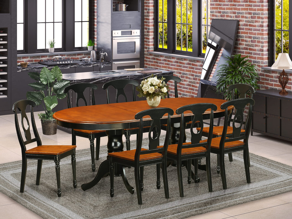 Seater Black Dining Table Oval Dining Table, To Expandable Table