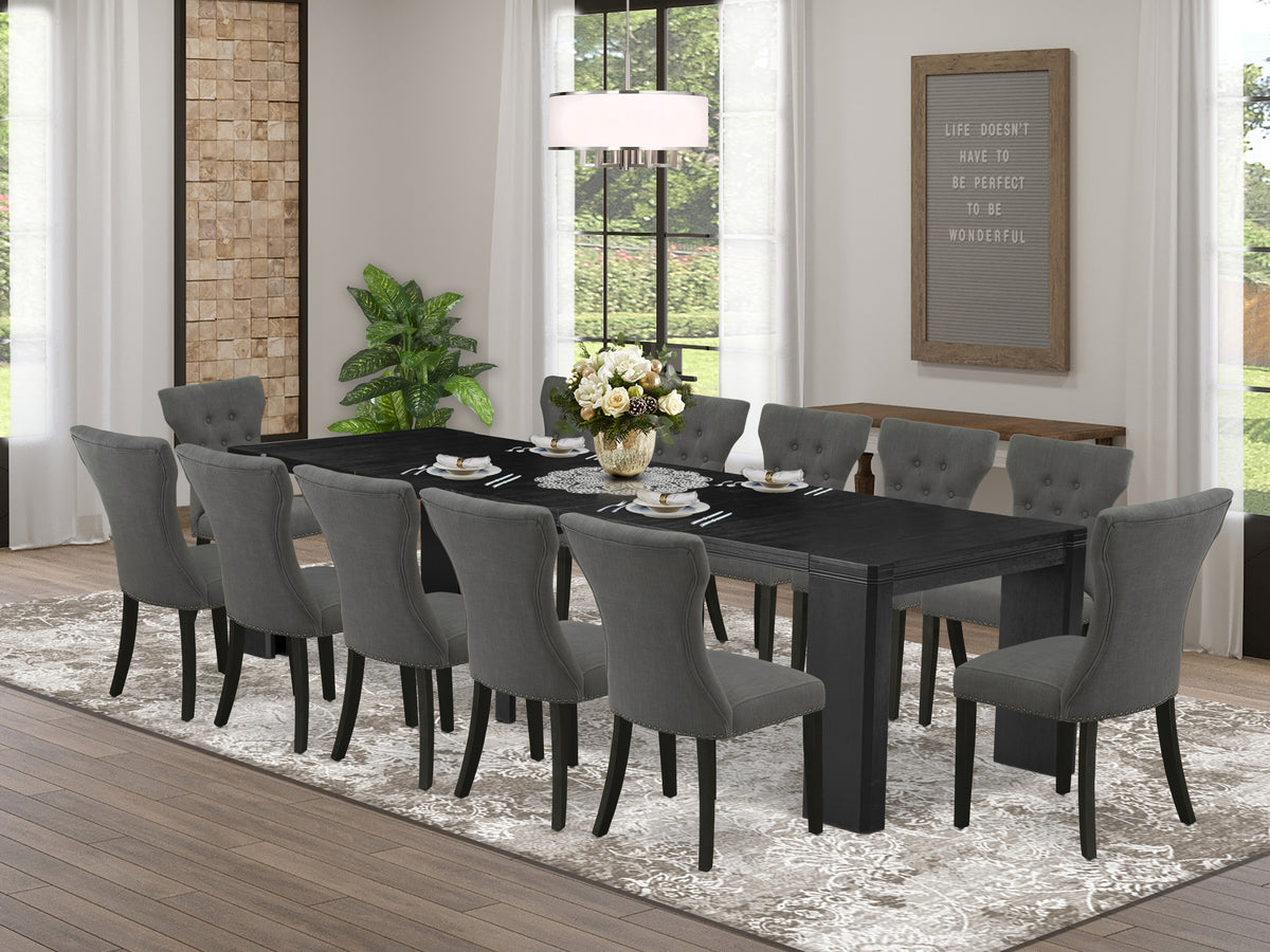 Luxe East West Furniture X12GA-006-50 13-piece Modern Dining Room