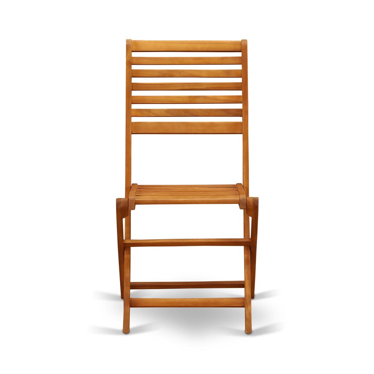 East West Furniture BCMCWNA Cameron - Juego de 2 sillas plegables de  comedor para patio, madera de acacia, juego de 2