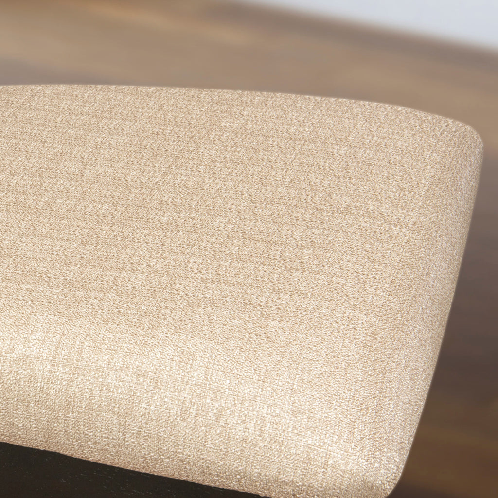 East West Furniture ANC-CAP-C Antique Kitchen Dining Chairs - Linen Fabric Upholstered Wood Chairs