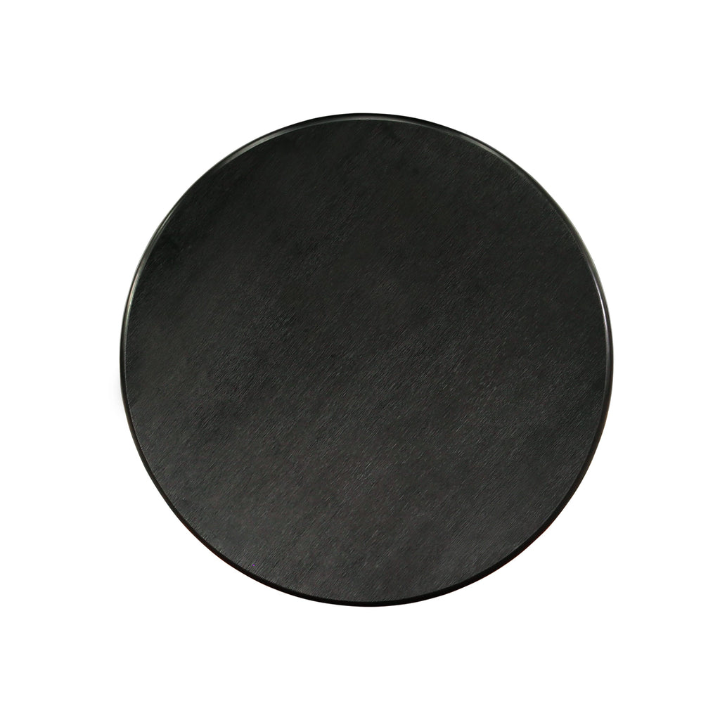 East West Furniture ANT-ABK-TP Antique Dining Room Table - a Round kitchen Table Top with Pedestal Base