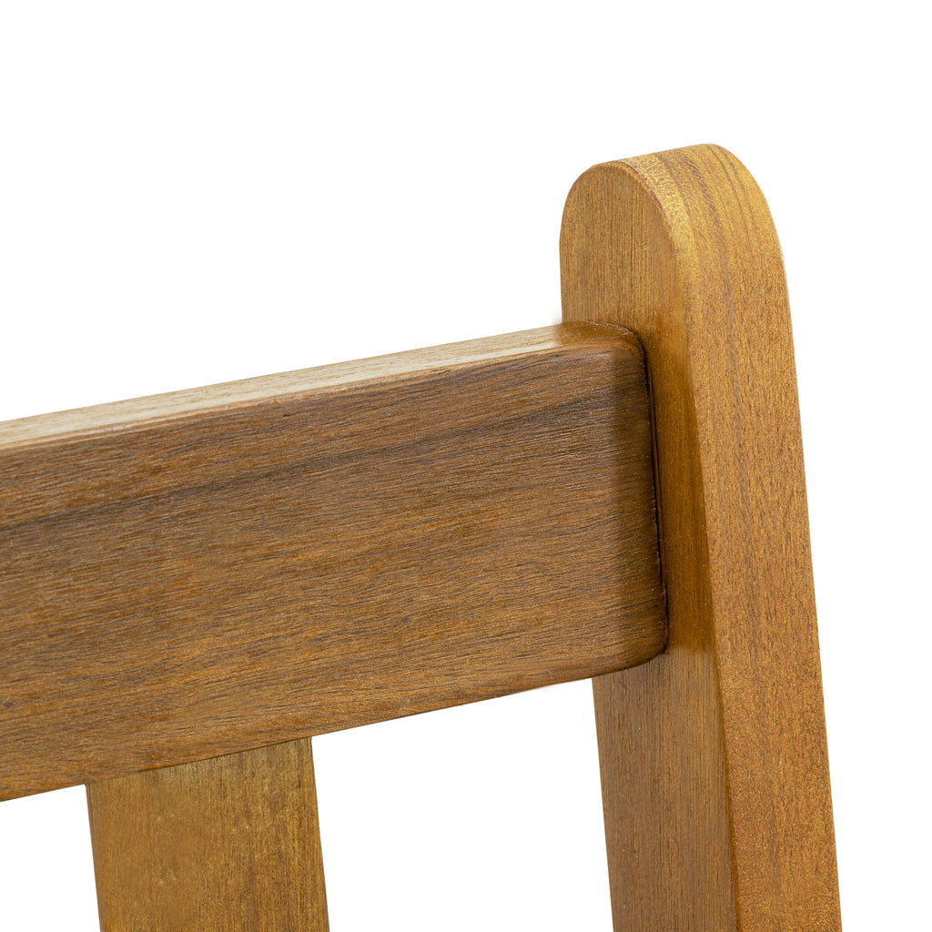 East West Furniture BBTB0NA Belmont Bench without Cushion made of Acacia wood in Natural Oil finish