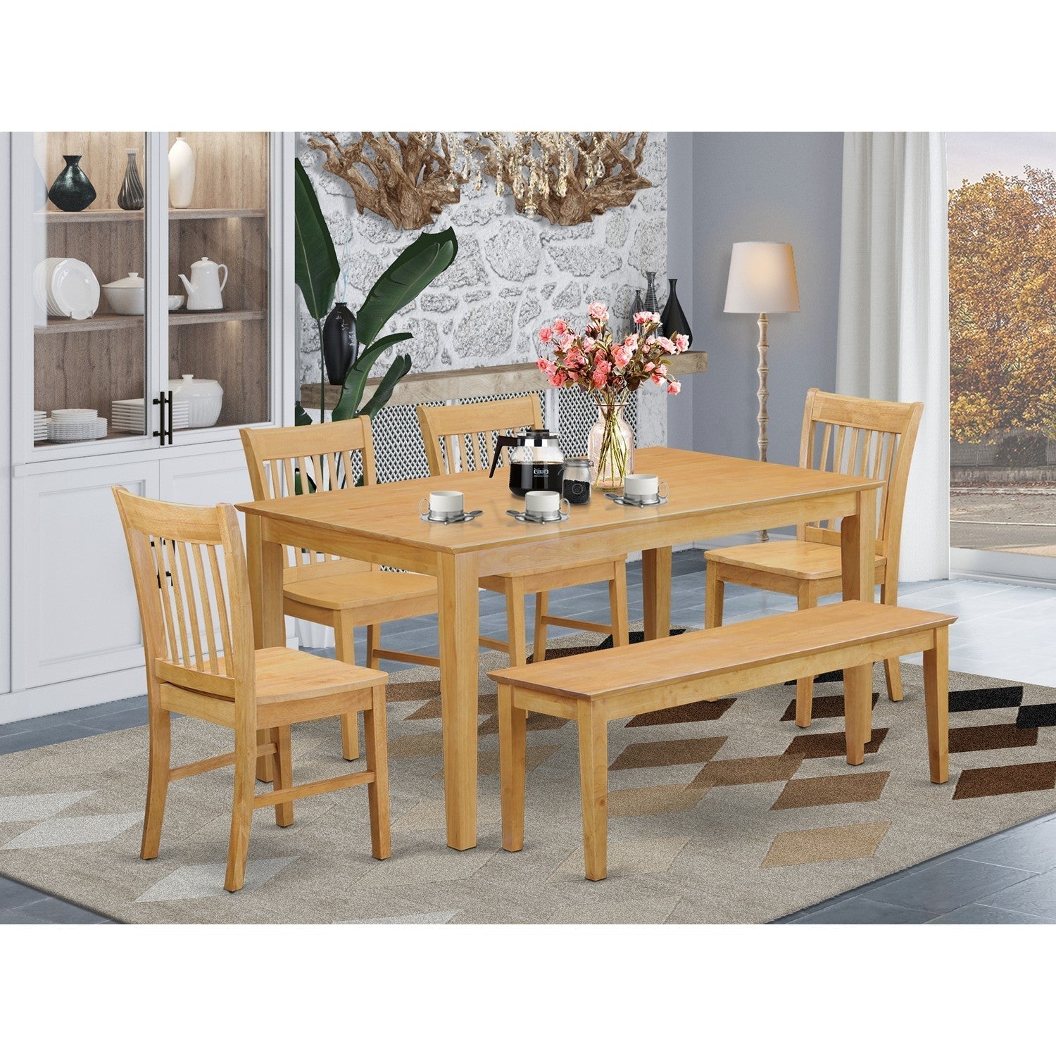 【中川】【¥88000】Knot|Dining table Oak CANO6-OAK-W.jpg?v=1728677087