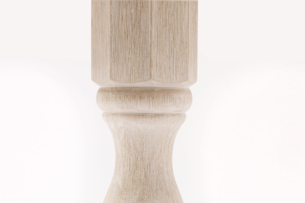 East West Furniture DMT-ABC-TP Dublin Kitchen Dining Table - a Round Wooden Table Top with Dropleaf & Pedestal Base