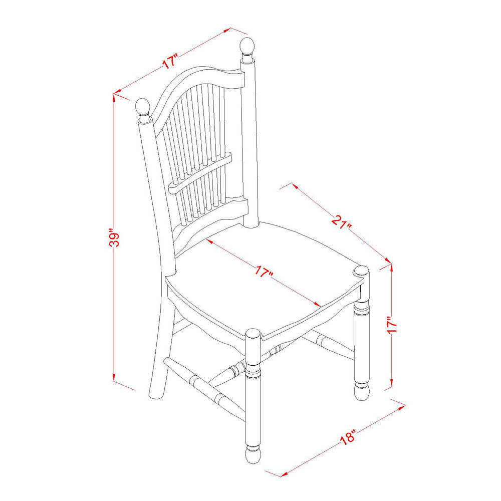 East West Furniture AVDO7-LWH-W 7 Piece Kitchen Table & Chairs Set Consist of an Oval Dining Room Table with Butterfly Leaf and 6 Dining Chairs, 42x60 Inch, Linen White