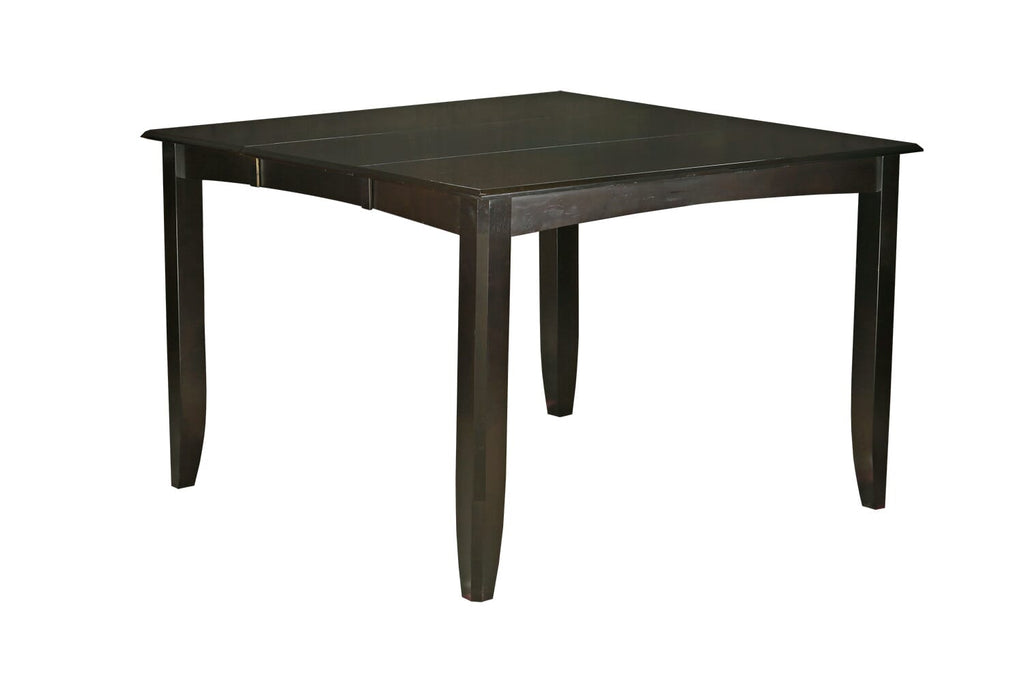 FAT-CAP-T Fairwinds Gathering Counter Height Dining Square 54" Table with 18" Butterfly Leaf finished in Cappuccino