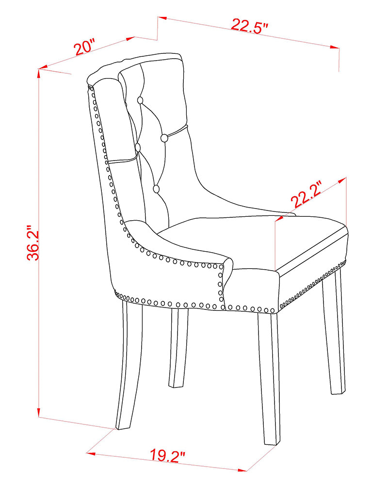 East West Furniture DLFR5-MAH-05 5 Piece Dinette Set for 4 Includes a Round Dining Room Table with Dropleaf and 4 Doeskin Linen Fabric Parson Dining Chairs, 42x42 Inch, Mahogany