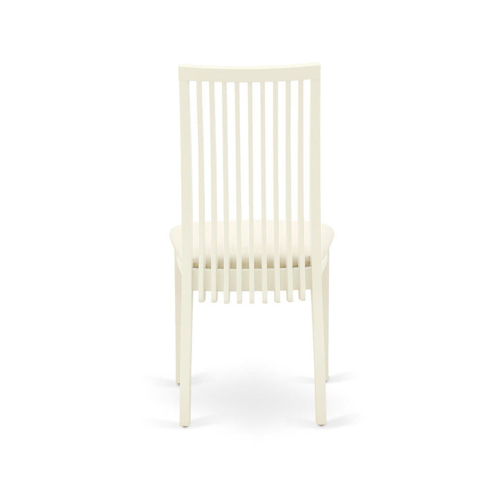 East West Furniture IPC-LWH-C Ipswich Dining Chairs - Linen Fabric Upholstered Wood Chairs