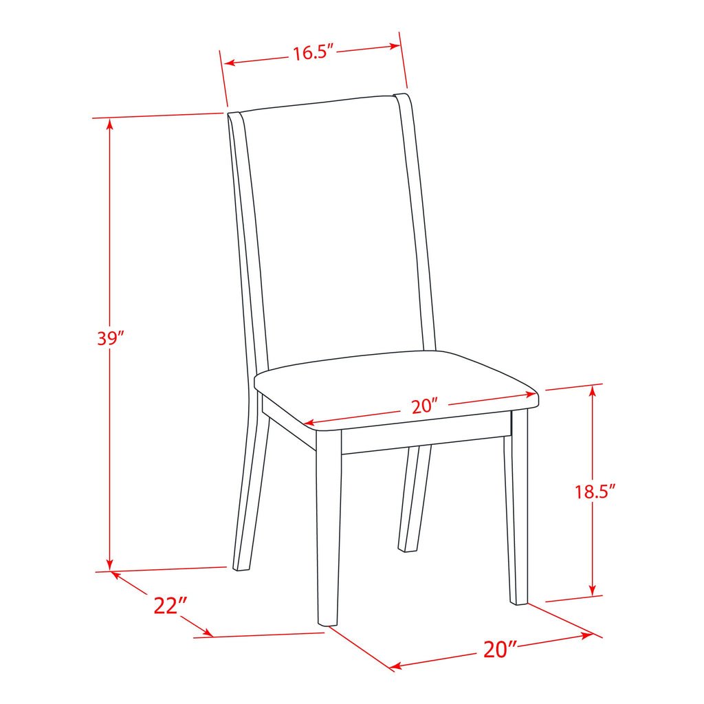 East West Furniture V626LA147-7 7-Piece Amazing Dining Table Set a Great Linen White Kitchen Rectangular Table Top and 6 Stunning Linen Fabric Dining Chairs with Stylish Chair Back