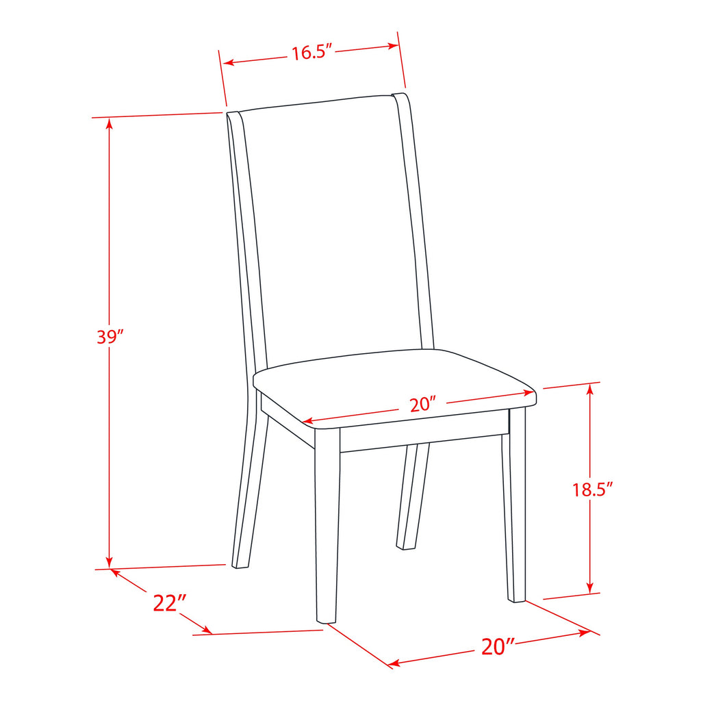 East West Furniture CALA7-LWH-06 7 Piece Dining Room Table Set Consist of a Rectangle Kitchen Table and 6 Shitake Linen Fabric Parson Dining Chairs, 36x60 Inch, Linen White