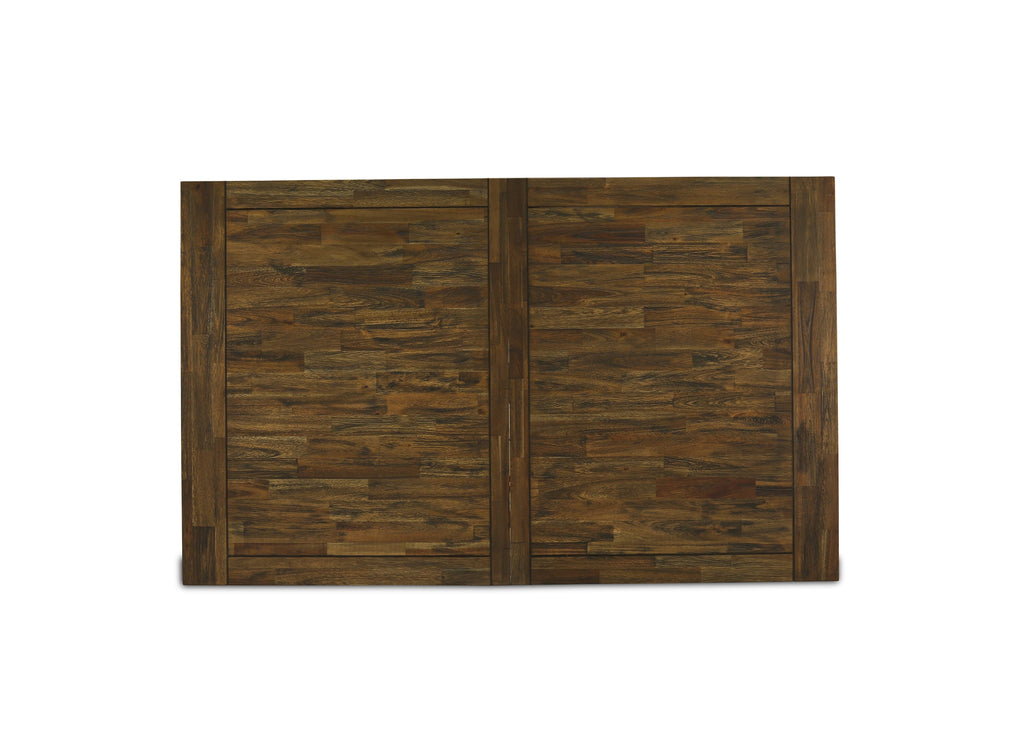 East West Furniture LAT-07-TP Lassale Dining Room Table - a Rectangle kitchen Table Top with Butterfly Leaf & Double Pedestal Base, 42x92 Inch, Jacobean