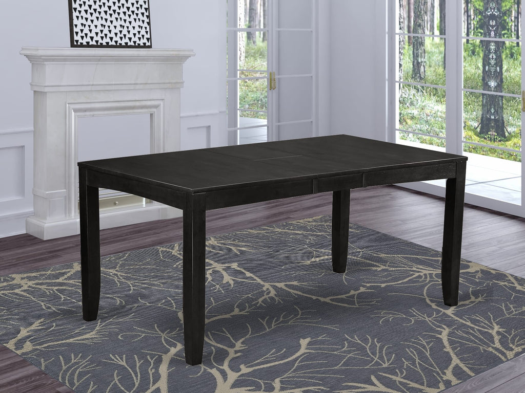 East West Furniture LYT-CAP-T Lynfield Kitchen Table - a Rectangle Dining Table Top with Butterfly Leaf