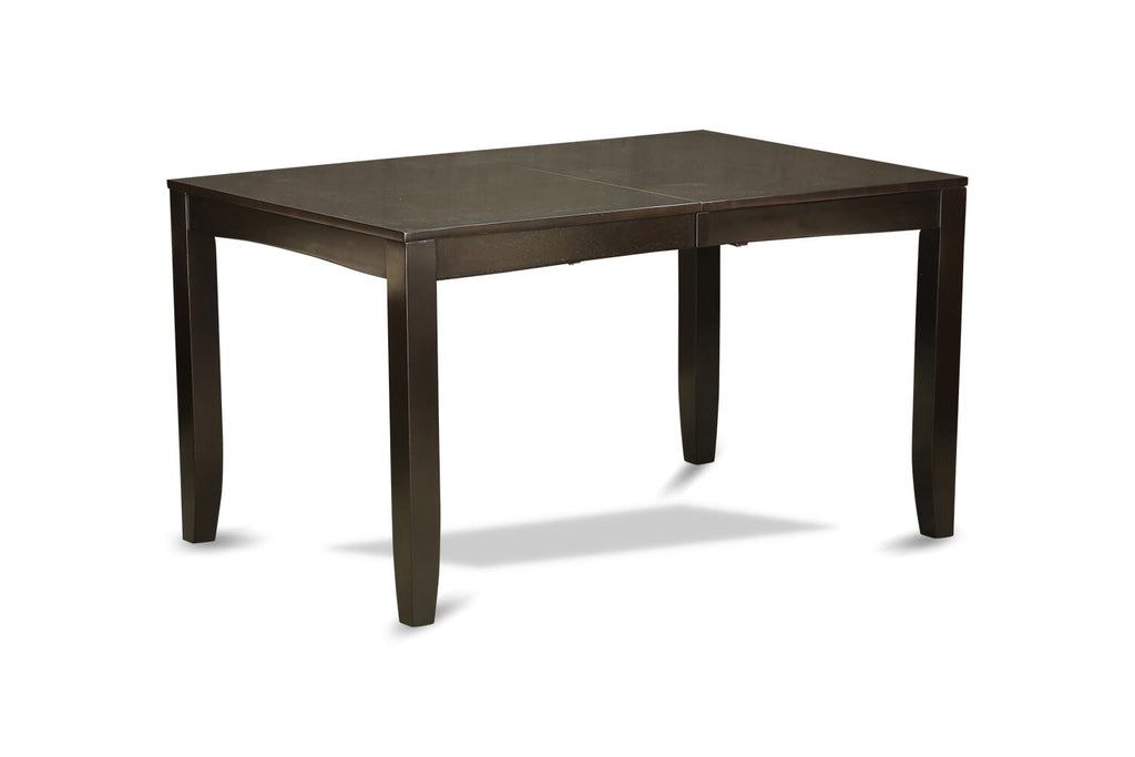 East West Furniture LYT-CAP-T Lynfield Kitchen Table - a Rectangle Dining Table Top with Butterfly Leaf