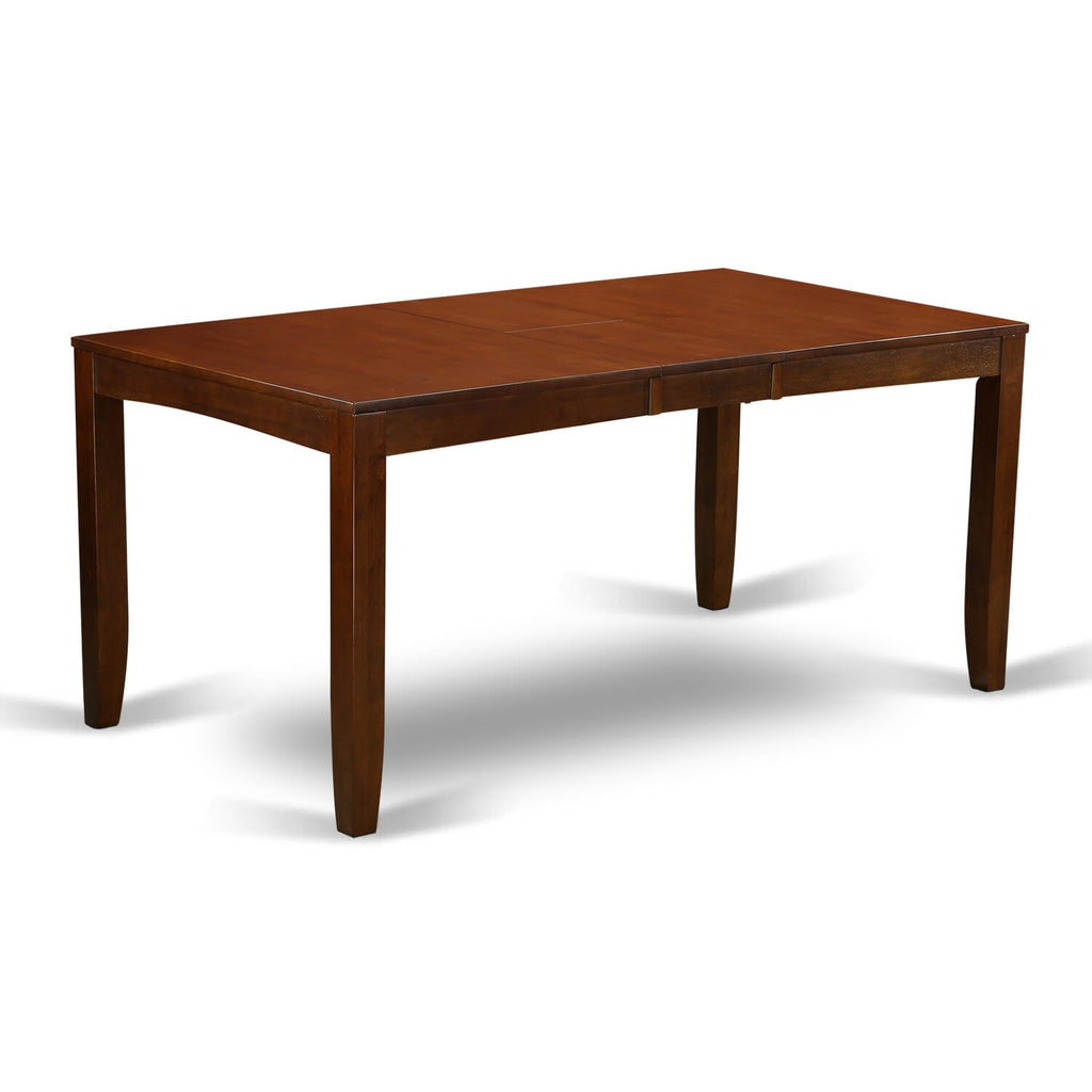 East West Furniture LYT-ESP-T Lynfield Dining Room Table - a Rectangle kitchen Table Top with Butterfly Leaf