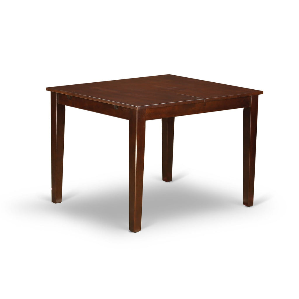 East West Furniture MLT-MAH-T Milan  Dining Room Table - a Rectangle kitchen Table Top with Butterfly Leaf