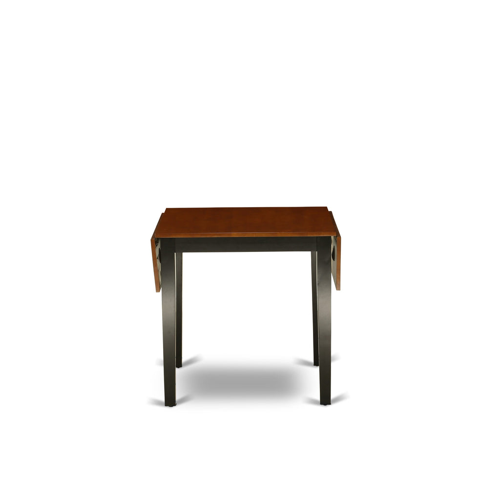 East West Furniture NDT-BCH-T Norden Modern Dining Table - a Rectangle Kitchen Table Top with Dropleaf & Stylish Legs