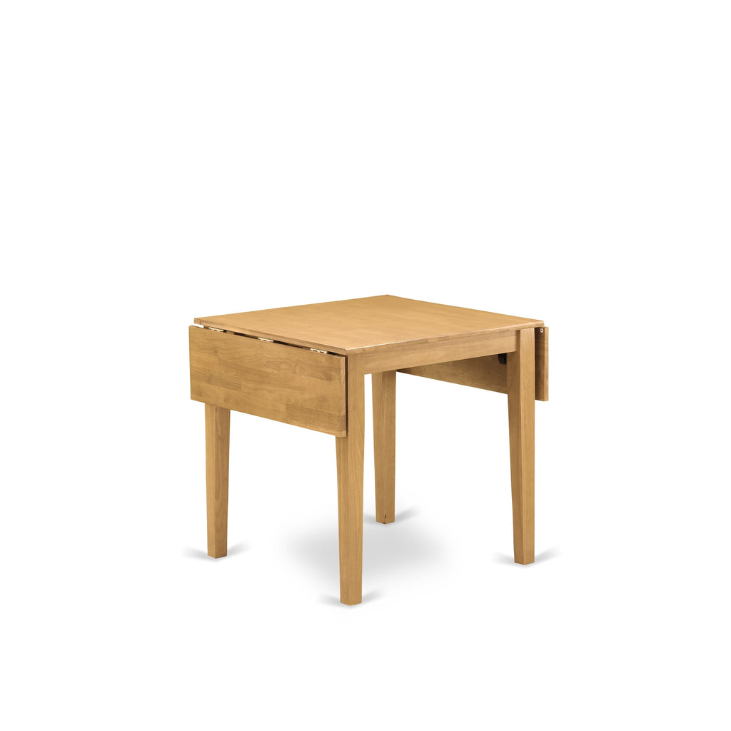 East West Furniture NDT-OAK-T Norden Dining Table - a Rectangle Wooden Table Top with Dropleaf & Stylish Legs
