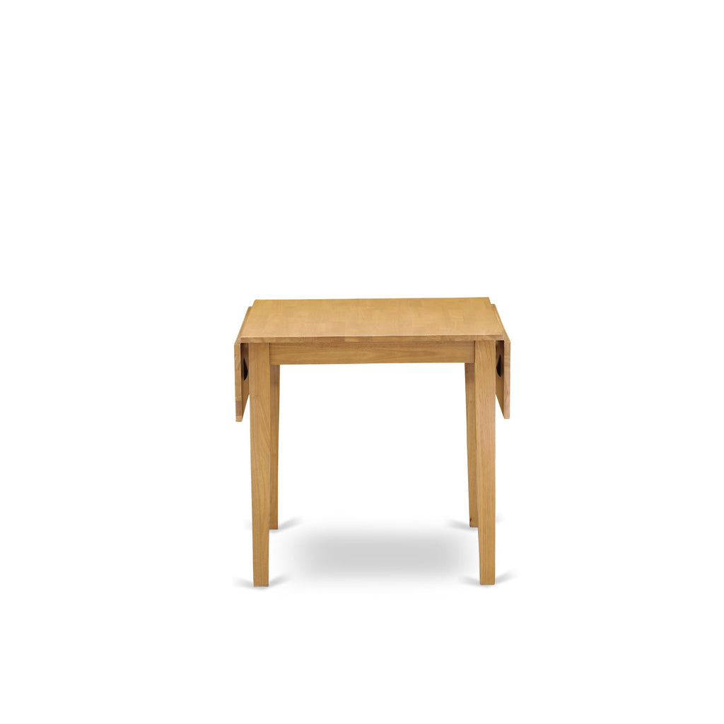 East West Furniture NDT-OAK-T Norden Dining Table - a Rectangle Wooden Table Top with Dropleaf & Stylish Legs