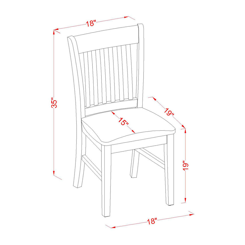 East West Furniture CANO7-OAK-C 7 Piece Kitchen Table & Chairs Set Consist of a Rectangle Dining Room Table and 6 Linen Fabric Upholstered Dining Chairs, 36x60 Inch, Oak