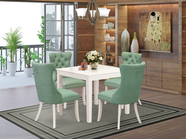 East West Furniture YAPB5-OAK-C - Set di 5 pezzi con tavolo da pranzo