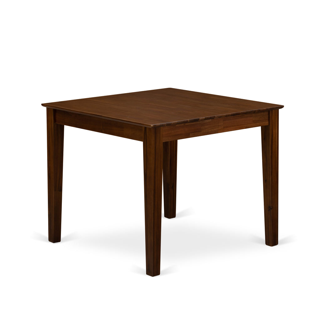 East West Furniture OXT-AWA-T Oxford Square Kitchen Dining Table for Small Spaces