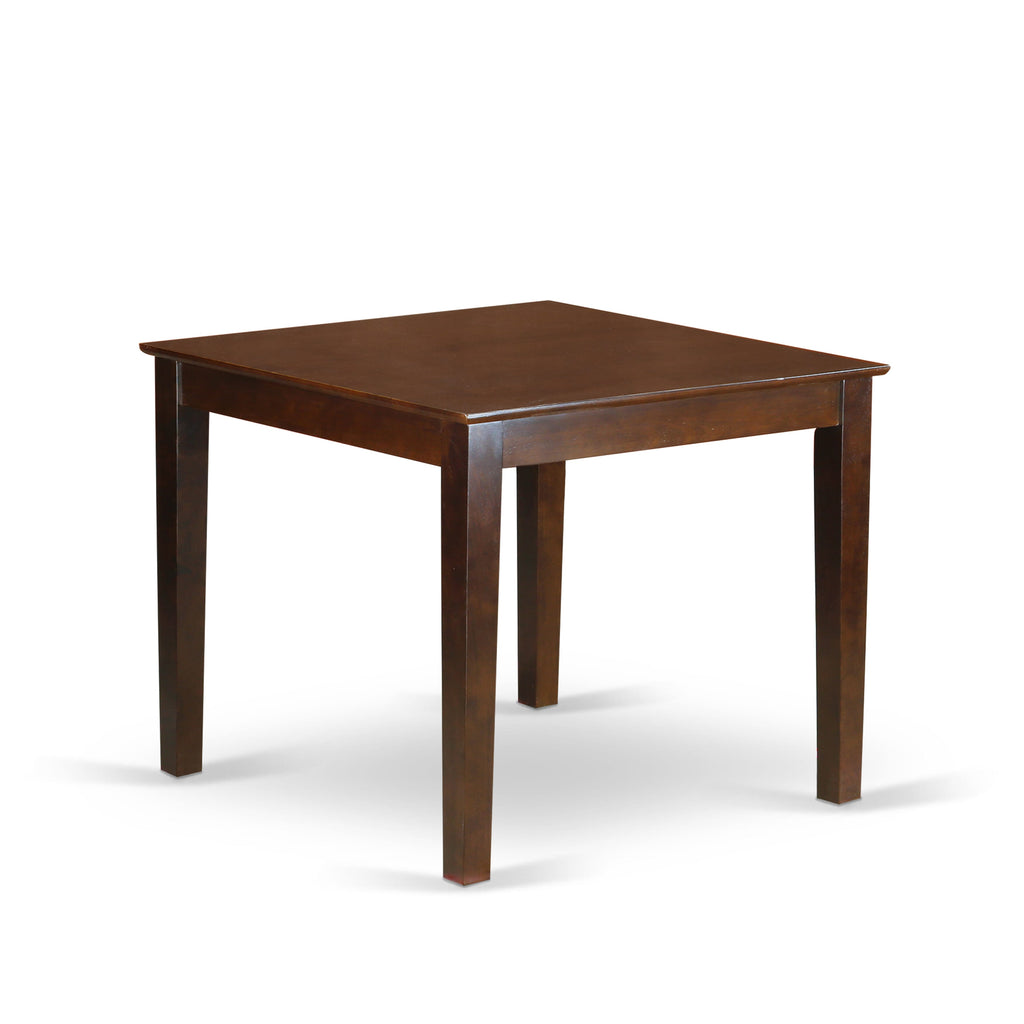 East West Furniture OXT-MAH-T Oxford Square Kitchen Dining Table for Small Spaces