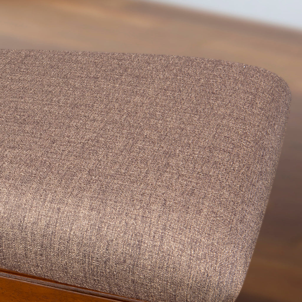 East West Furniture PBS-BRN-C Pub Counter Height Bar Stool - Linen Fabric Bar Height Dining Chairs