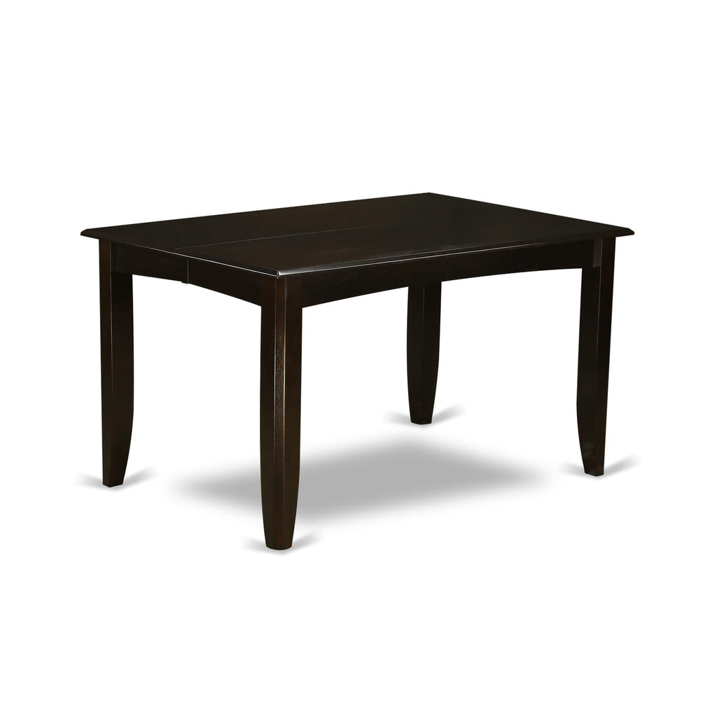 PFT-CAP-T Parfait 54 Square Kitchen Table with 18 Butterfly Leaf - Cappuccino Color