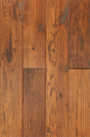 East West Furniture SP-5HH06 Sango Premier Engineered Wood Flooring - European Oak - 1/2 in x 7 in x Random Length Handscraped