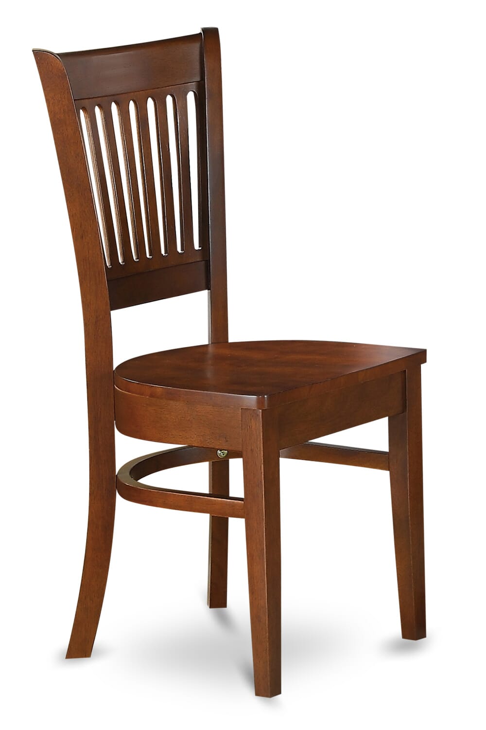 East West Furniture VAC-ESP-W Vancouver Kitchen Dining Chairs - Slat Back Wood Seat Chairs