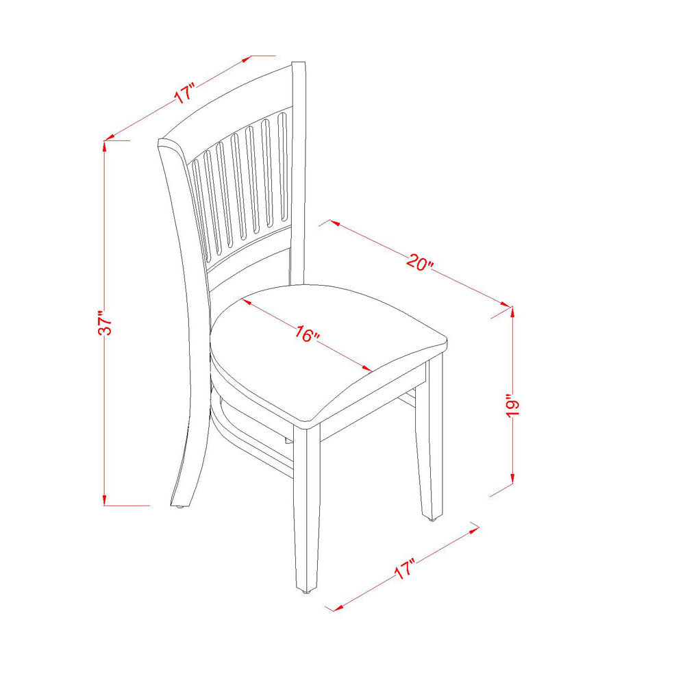 East West Furniture AVVA7-LWH-W 7 Piece Dining Set Consist of an Oval Dining Room Table with Butterfly Leaf and 6 Wood Seat Chairs, 42x60 Inch, Linen White