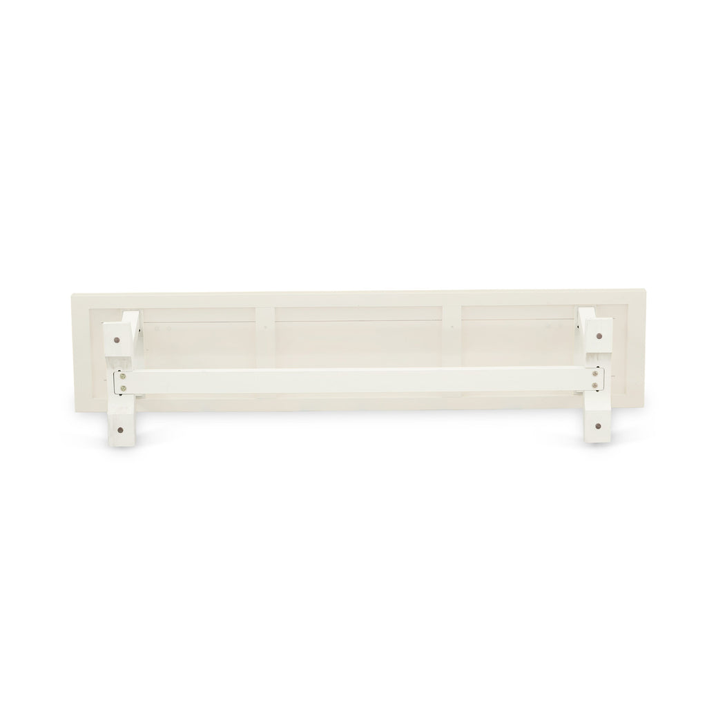 East West Furniture VB027 V-Style Modern Dining Bench with Wood Seat