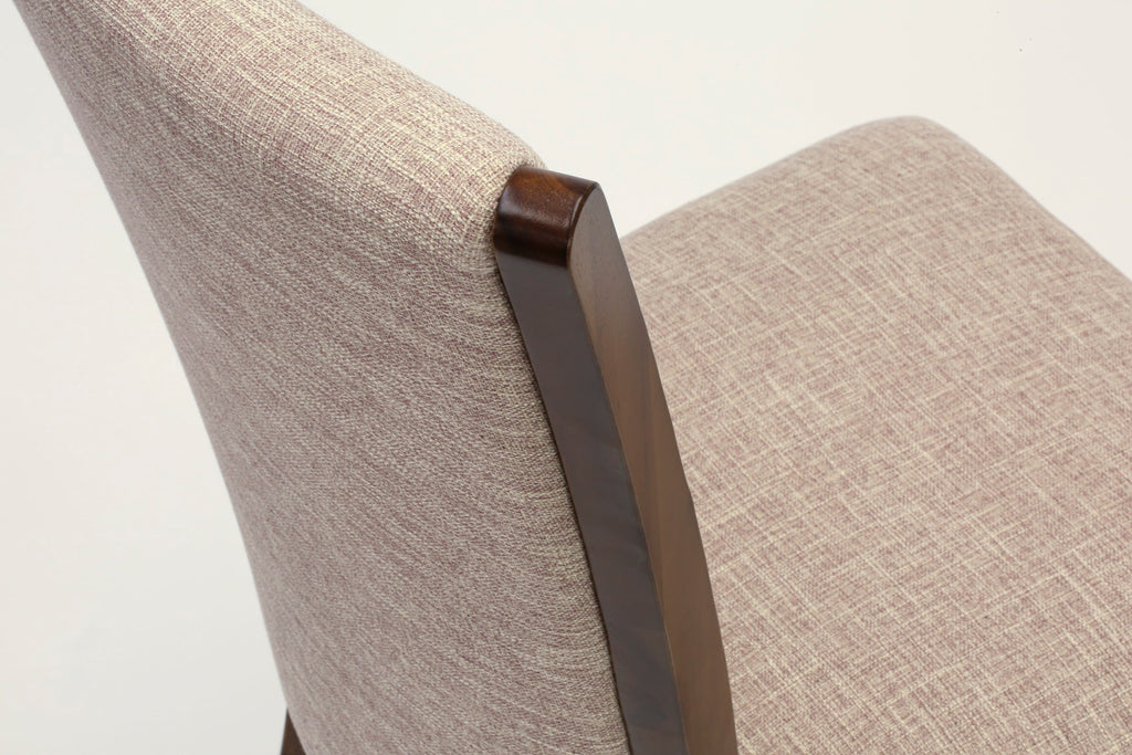 East West Furniture VEP8T04 Verona Parsons Dining Chairs - Nailhead Trim Light Tan Linen Fabric Upholstered Chairs