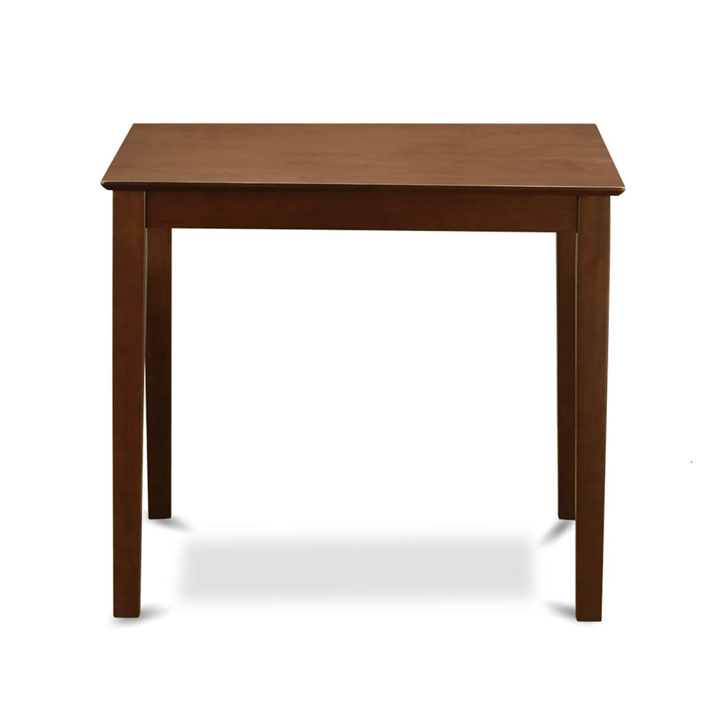 East West Furniture VNT-MAH-T Vernon Square Bar Height Counter Table for Small Spaces