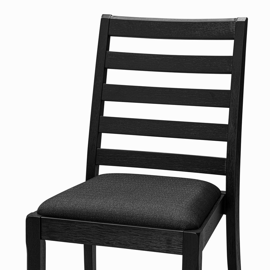 Luxe By East West Furniture X1P6T24 Dining Room Chair with Black Linen Fabric and upholstered back