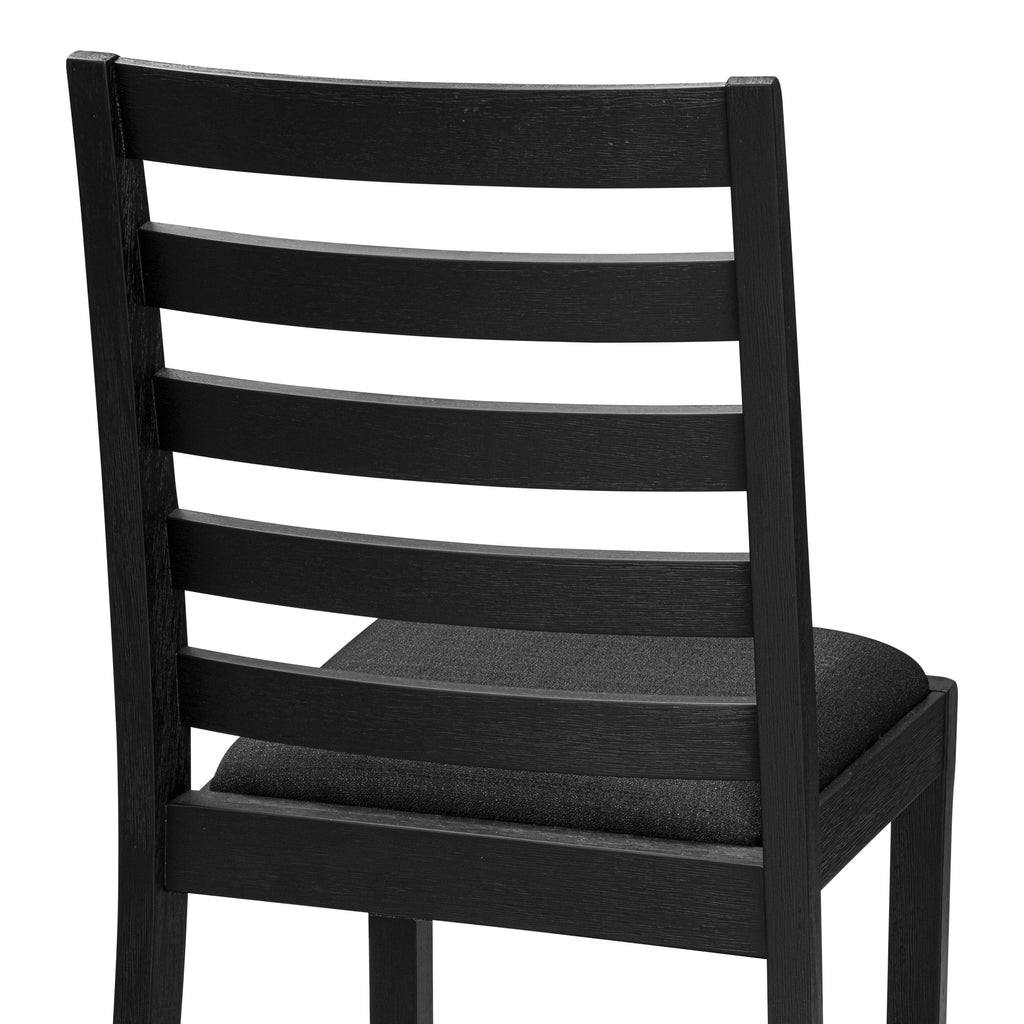 Luxe By East West Furniture X1P6T24 Dining Room Chair with Black Linen Fabric and upholstered back