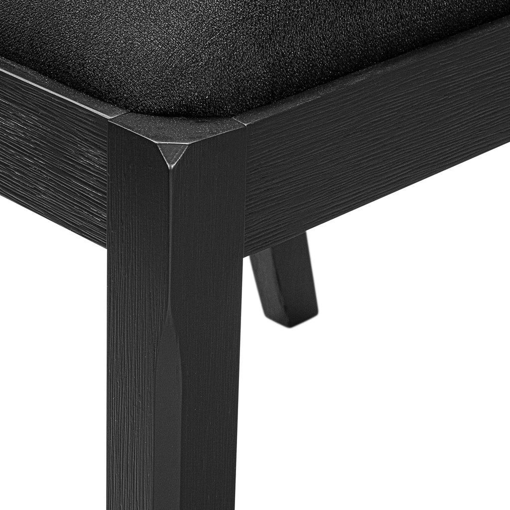 Luxe By East West Furniture X1P6T24 Dining Room Chair with Black Linen Fabric and upholstered back