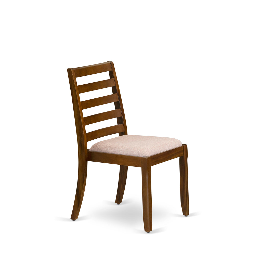 Luxe By East West Furniture X1P8T04 Dining Room Chair with Light Tan Linen Fabric and upholstered back