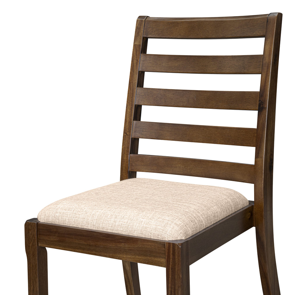 Luxe By East West Furniture X1P8T04 Dining Room Chair with Light Tan Linen Fabric and upholstered back