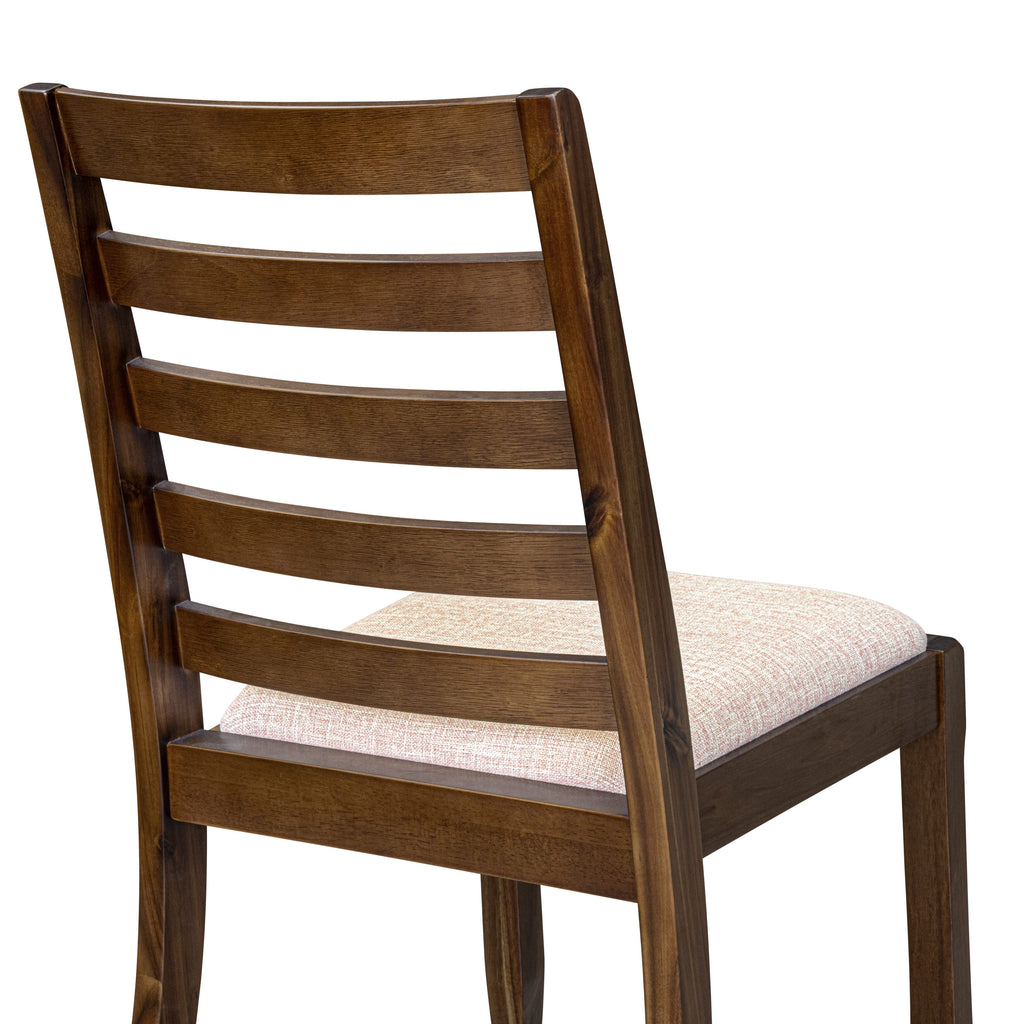Luxe By East West Furniture X1P8T04 Dining Room Chair with Light Tan Linen Fabric and upholstered back