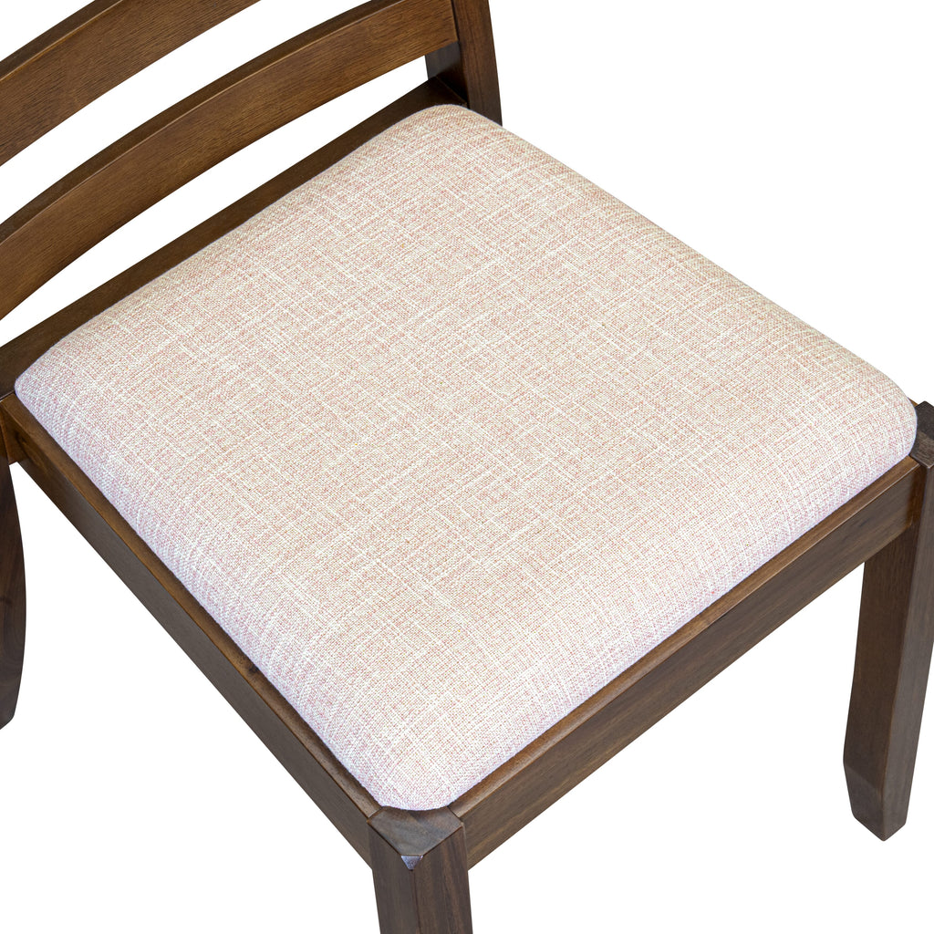 Luxe By East West Furniture X1P8T04 Dining Room Chair with Light Tan Linen Fabric and upholstered back