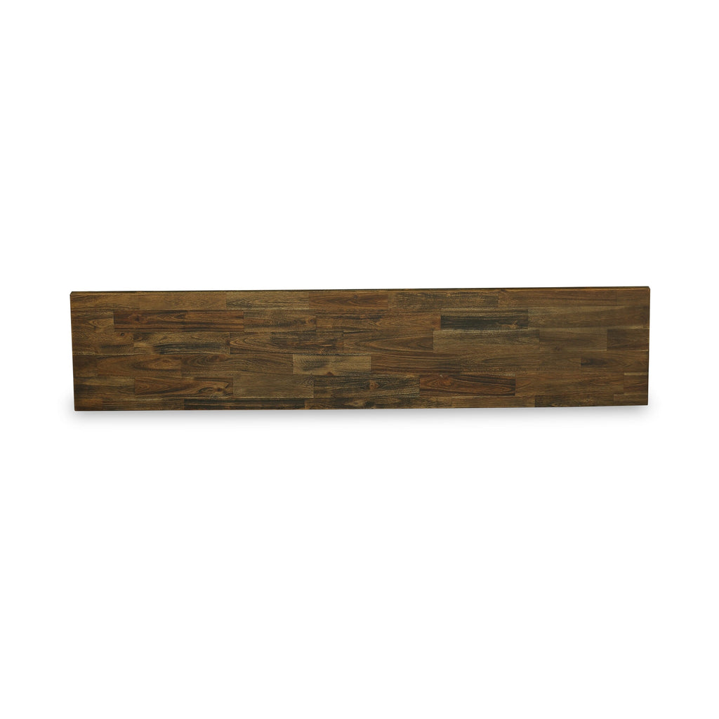 East West Furniture XB077 X-Style Modern Dining Bench with Wooden Seat