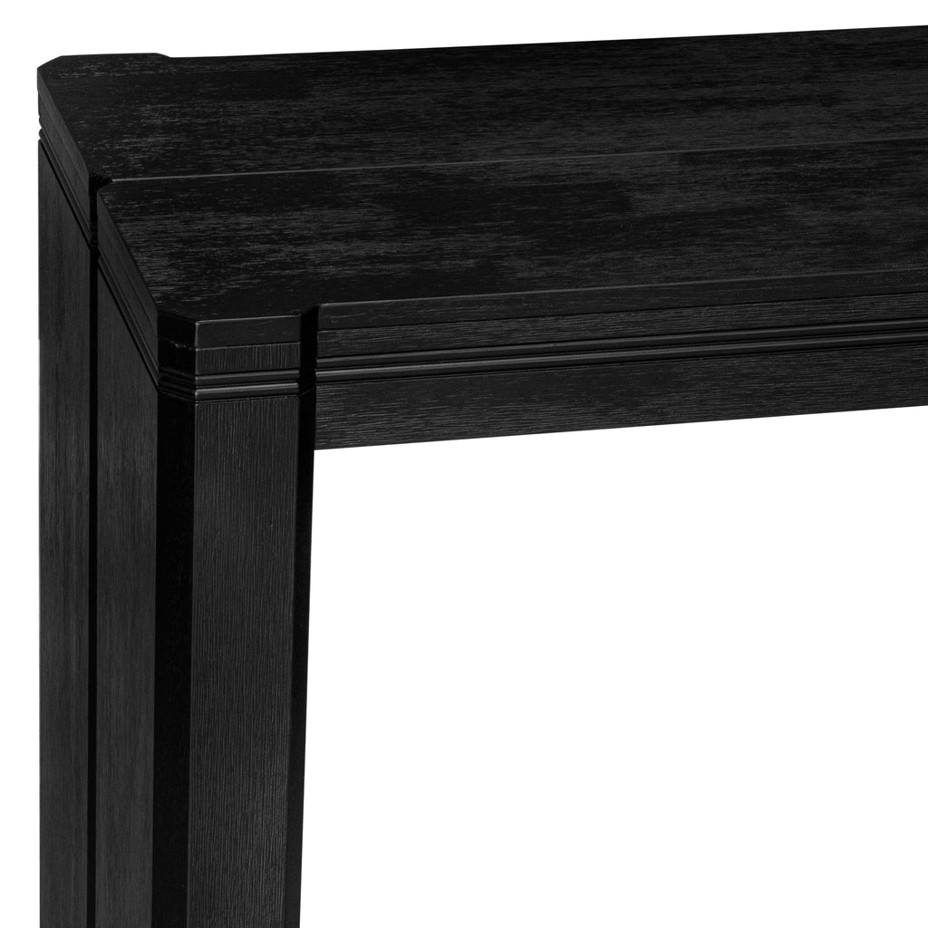 Luxe By East West Furniture X1P6T24 Dining Room Chair with Black Linen Fabric and upholstered back