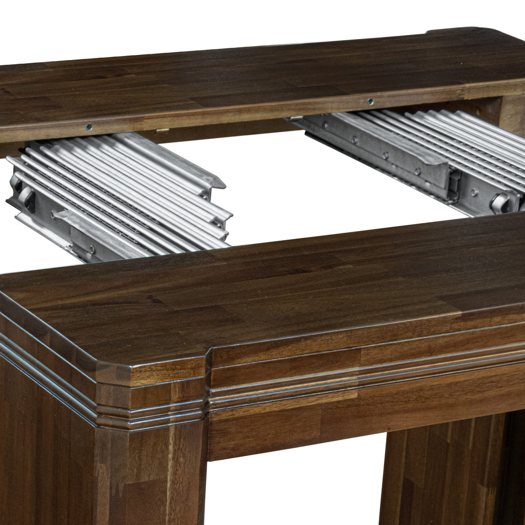 Luxe By East West Furniture XTT-AWA-TL Extendable Dining Table - a Rectangle Dining Table Top with Removable Leafs & Stylish Legs
