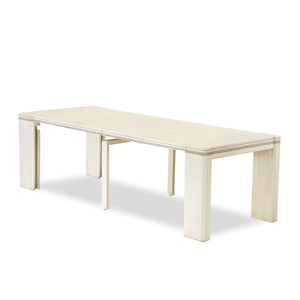 Luxe By East West Furniture XTT-AWH-TL Extendable Dining Table - a Rectangle Dining Table Top with Removable Leafs & Stylish Legs