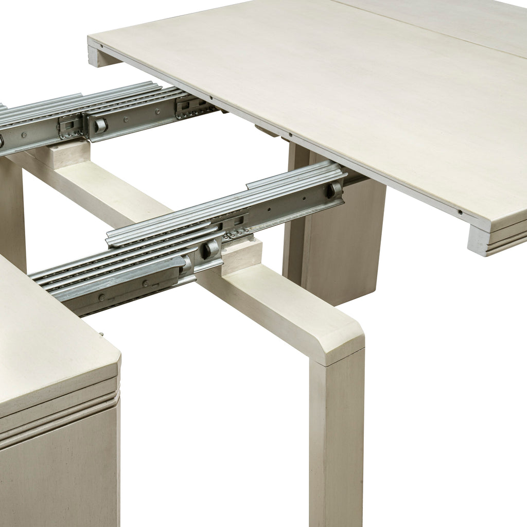Luxe By East West Furniture XTT-AWH-TL Extendable Dining Table - a Rectangle Dining Table Top with Removable Leafs & Stylish Legs