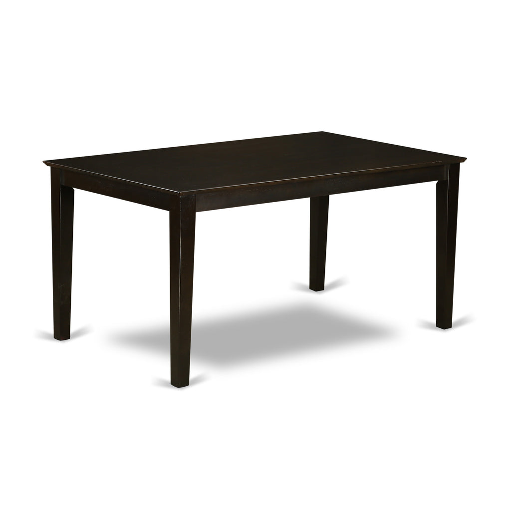 East West Furniture CAT-CAP-S Capri Modern Kitchen Table - a Rectangle Dining Table Top with Sturdy Legs, 36x60 Inch, Cappuccino