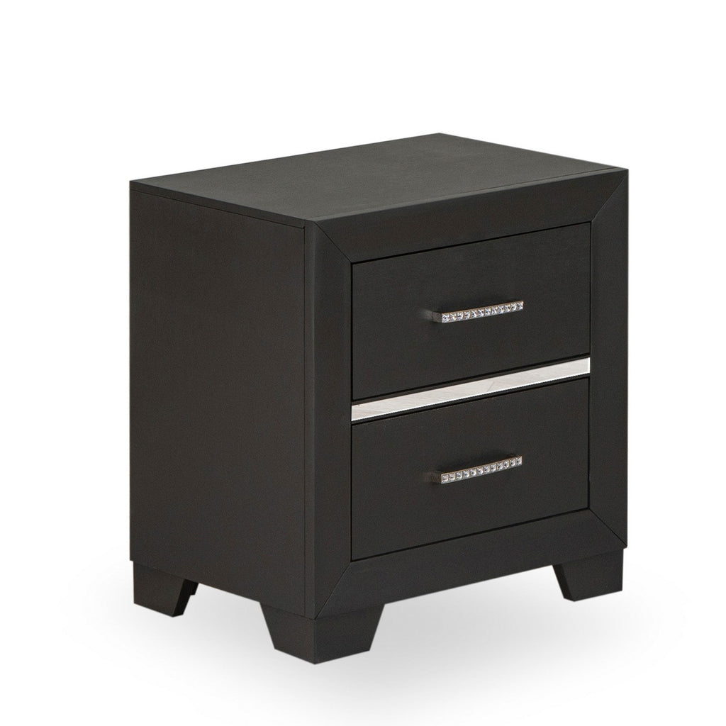 DEN-20 Denali Night Stand in Brushed Gray Finish