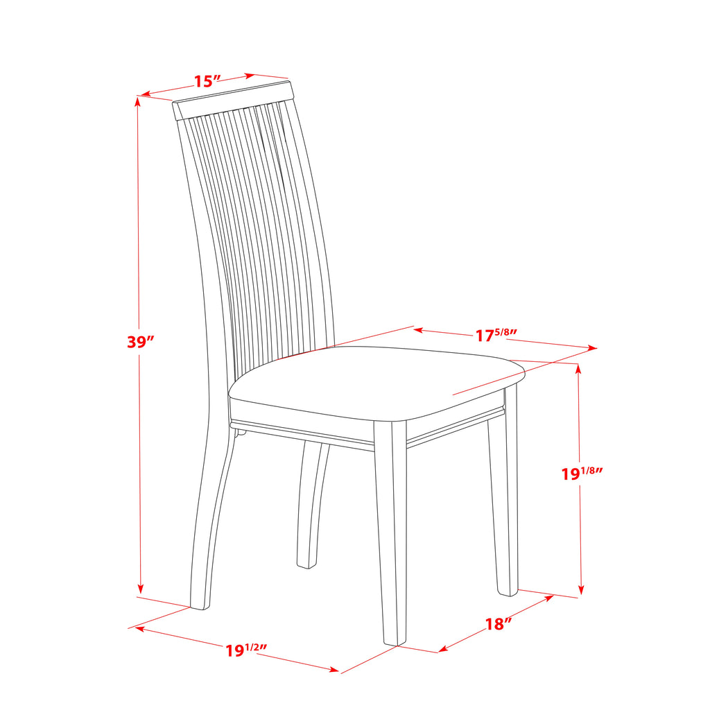 East West Furniture LGIP7-LWH-C 7 Piece Dinette Set Consist of a Rectangle Dining Room Table with Butterfly Leaf and 6 Linen Fabric Upholstered Dining Chairs, 42x84 Inch, Linen White